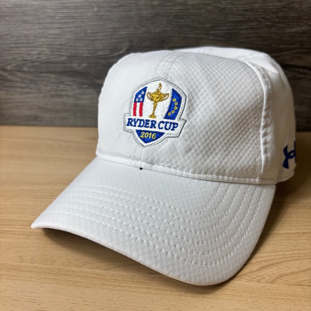 Ryder Cup Hat Cap Strap Back Womens White Under Armour Golf Golfing 2016